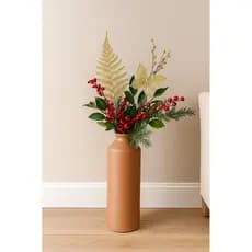 Vaso Decorativo de Cerâmica  G  para Casa Sala Ambiente Decoração lançamento luxuoso