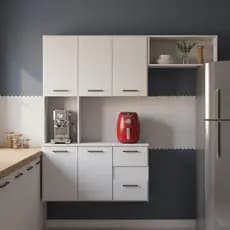 Armário Aéreo Cozinha 150cm Completo e Espaçoso