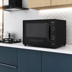 Forno Elétrico de Bancada, 60 Litros Nardelli top60 preto