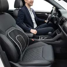 Encosto Lombar Ortopédico Ergonômico para Carro e Cadeira | Suporte Postural | Alívio da Dor e Fadiga nas Costas