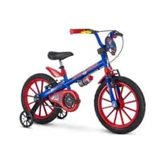 Bicicleta Bike Infantil Capitão América Nathor Aro 16 Marvel