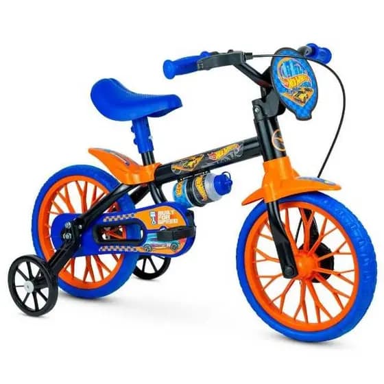Bicicleta Bike Infantil Hot Wheels Nathor Aro 12