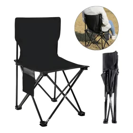 Cadeira Portátil Dobrável Banco Bolso Camping Pesca Praia