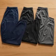 Kit 3 Calça Masculina Esportiva Casual Chimpa Fitness Leve Lisa Confortável Cores Ajustável