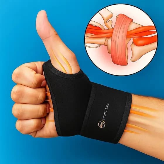 Desconto Munhequeira Ortopédica De Punho Alta compressão Suporte Para o Punho Excelente Qualidade! - !