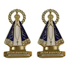 Nossa Senhora Aparecida Para Painel De Carro Pequena Strass - C&L LTDA