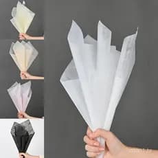 40 Folhas de Papel de Embrulho de Flores Frescas Semi-Transparente Almofada de Algodão Leite Adequado para Em