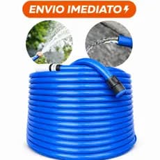 Mangueira Jardim Reforçada Lisa Flexivel 10 Metros Lavagem Quintal Jardim Limpeza Residencial