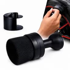 Aplicador de Pneu Pretinho Pincel Acabamento Perfeito Soft Selante Cerdas Macias Automotivo Rodas