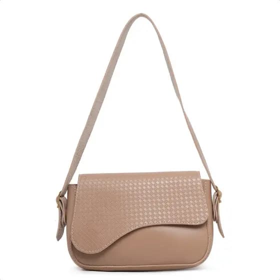 Bolsa Feminina de Ombro e Transversal Luxo com Alça Ajustável Estilo Moderno e Elegante