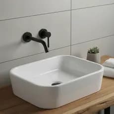 Cuba Pia De Apoio Retangular 40 Cm Pia Banheiro Lavabo Reforma
