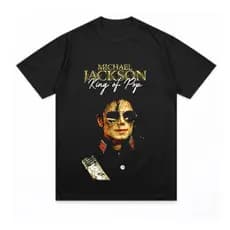 Camiseta Camisa Unissex Algodão Cantor Pop Michael Jackson