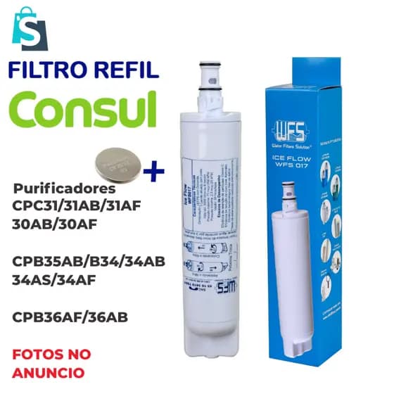 Refil Filtro com Dolomita para purificadores Consul - WFS017 ICE FLOW