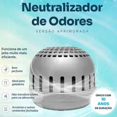 Neutralizador Odor Geladeira Dura 10 Anos Carvão Ativado Elimina Mau Cheiro Tira Odor Free