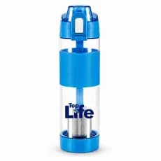 Garrafa de Água Alcalina Top Life 650ml | Refil Substituível 3.000L