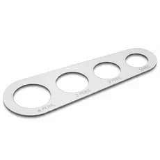 Medidor de espaguete Italia - aço inox