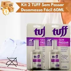 Kit 2 Tuff Sem Passar: Desamassa Fácil, Perfuma e Neutraliza Odores Start 60ML