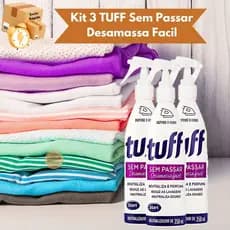 Kit 3 Tuff Sem Passar: Desamassa Fácil, Perfuma Revitaliza e Neutraliza Odores Start 350ML