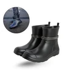 Bota Feminina Plataforma EVA Leve Impermeável Antiderrapante Confortável Moderna cano curto