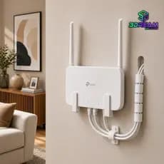 Suporte Parede Roteador Wifi Universal Sem Furo Fita Organizador