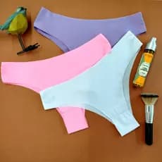 Kit Calcinha Feminina 10 peças Tanga Sem Costura Não Marca PROMOÇÃO