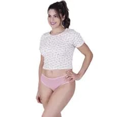 Calcinha Sonho Algodão Concept Essentials Rosa