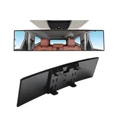 Espelho Retrovisor Interno Panorâmico 300mm Universal - Reduz Ponto Cego, Aumenta Campo de Visão