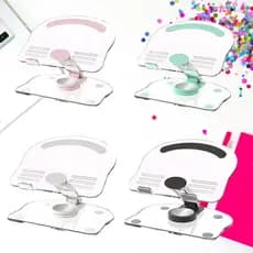 Suporte Acrílico Ergonômico Mesa Para Tablet Celular 360 graus