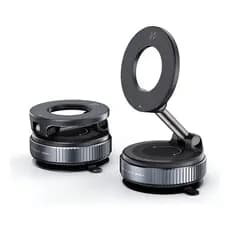 Suporte Magnético Celular Carro Universal 360° Dobrável a Vácuo Ajuste Fácil e Seguro