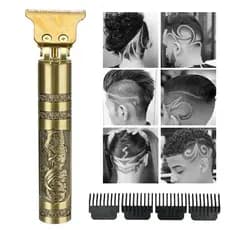 Maquina De Acabamento Barba E Aparador De Pêlos Raspa Cabeça Barbearia Maquininha de Barbear