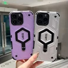 U Capinha Para Xiaomi Redmi Note 14 4G Note14 5G acrílico anti quedas com suporte capa mecânica protetora câmera