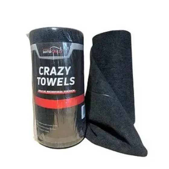 ROLO MICROFIBRA CRAZY TOWELS 30X30 CM 260GSM C/50 UN