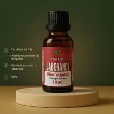Óleo Jaborandi 30ml fina life FORTALECIMENTO - ANTI QUEDA - NUTRIÇÃO 100% puro