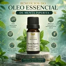 Óleo essencial Menta piperita- Hortelã pimenta