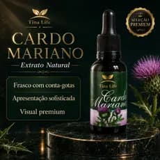 Cardo Mariano Extrato Natural 30ml Conta-Gotas FinaLife | Apoio ao Bem-Estar do Fígado e Digestão