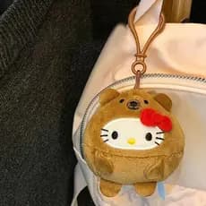 Série de bonecas de pelúcia esféricas, chaveiro KT Cat, enfeites de bolsa