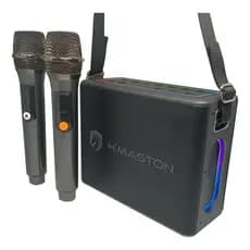 Caixa De Som Hmaston Rn03 120w Karaokê Bluetooth Cor Preto 1