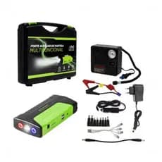 Auxiliar de Partida Multifuncional 12800mAh 12v Moto Carro KP-TC07A+
