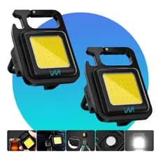 Kit Duplo Lanterna LED Multifuncional com Abridor