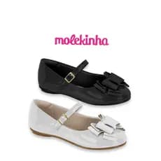 Sapatilha Infantil Molekinha 2083.1122 com Laço  – Conforto e Elegância para as Pequenas