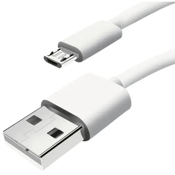 Cabo USB Micro V8 Cabo de carregamento para celular antigo Alto-falante Fones de ouvido