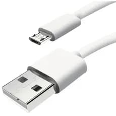 Cabo USB Micro V8 Cabo de carregamento para celular antigo Alto-falante Fones de ouvido