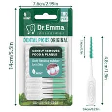 Escovas De Silicone Interdentais Palitos De Dente Escova Ferramentas De Limpeza Oral