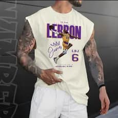 Camiseta regata machao oversized masculino Jogador basquete nb vintage treino Los Angeles LK Longline Promoção