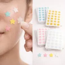 40 Adesivos Hidrocoloide para Acne, com Etiquetas Coloridas e Kit de Ferramentas para Cobrir Imperfeições.