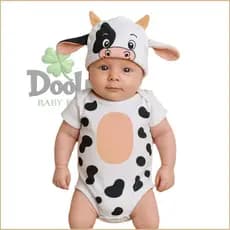 Body De Bebê Bezerro Menino / Body bebe Unisex / Vaquinha Bebê Temático Mêsversario