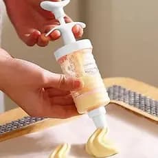 Kit Confeiteiro com 8 Bicos – Bisnaga Decoradora para Bolos, Chantilly e Glacê