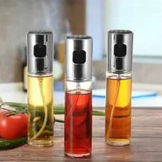 Kit 3 Spray Borrifador Azeite Vinagre Vidro 100ml Fang