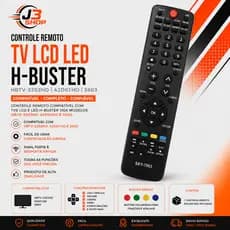 Controle Remoto Tv Lcd Led H-buster Hbtv-3203hd 42d01hd 3603