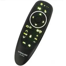 Controle Air Mouse Com Voz 2.4g USB Giroscópico luminoso